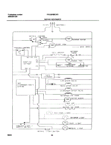 20 - Wiring Schematic parts for Frigidaire Refrigerator FRS26RBCW0 from AppliancePartsPros.com