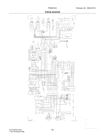 21 - Wiring Diagram parts for Frigidaire Refrigerator FRS26RLECS4 from AppliancePartsPros.com
