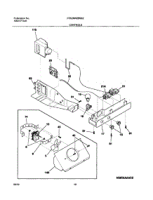 11 - Controls parts for Frigidaire Refrigerator FRS26W2BSB2 from AppliancePartsPros.com