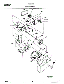 09 - Container / Drive parts for Frigidaire Refrigerator FRS26WNCD2 from AppliancePartsPros.com