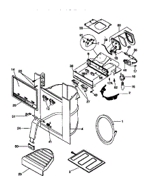 08 - Ice & Water Dispenser parts for Frigidaire Refrigerator FRS26WPCD1 from AppliancePartsPros.com