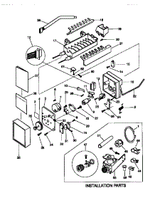 10 - Ice Maker parts for Frigidaire Refrigerator FRS26WPCD1 from AppliancePartsPros.com