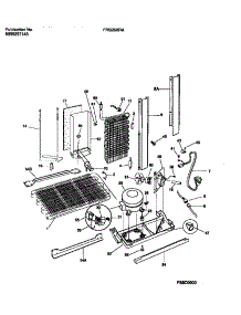 07 - Cooling System parts for Frigidaire Refrigerator FRS26XRAW2 from AppliancePartsPros.com