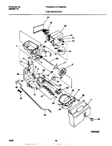 10 - Container / Drive parts for Frigidaire Refrigerator FRS26ZGEB1 from AppliancePartsPros.com