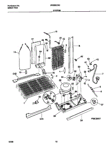 07 - System parts for Frigidaire Refrigerator FRS26ZGGD6 from AppliancePartsPros.com