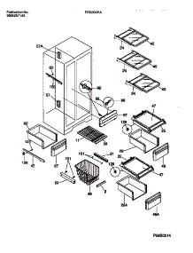 05 - Shelves, Water Tank, 3 Door Mullion parts for Frigidaire Refrigerator FRS26XRAD2 from AppliancePartsPros.com