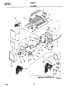 10 - Ice Maker parts for Frigidaire Refrigerator FRS26ZGGD6 from AppliancePartsPros.com
