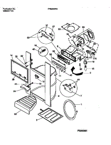 08 - I & W Dispenser (Door) parts for Frigidaire Refrigerator FRS26XRAW2 from AppliancePartsPros.com
