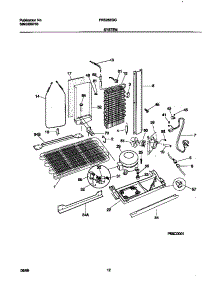 07 - System parts for Frigidaire Refrigerator FRS26ZGGD2 from AppliancePartsPros.com