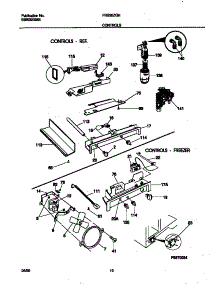 06 - Controls parts for Frigidaire Refrigerator FRS26ZGHD0 from AppliancePartsPros.com