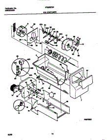 09 - Ice Container parts for Frigidaire Refrigerator FRS26ZGHD0 from AppliancePartsPros.com