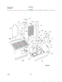 13 - System parts for Frigidaire Refrigerator FRS26ZGHW5 from AppliancePartsPros.com