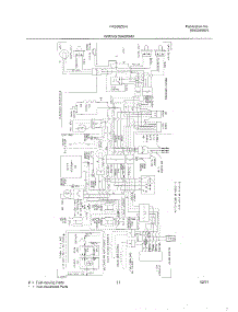 20 - Wiring Diagram parts for Frigidaire Refrigerator FRS26ZGHW5 from AppliancePartsPros.com