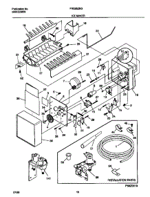 10 - Ice Maker parts for Frigidaire Refrigerator FRS26ZRGB8 from AppliancePartsPros.com