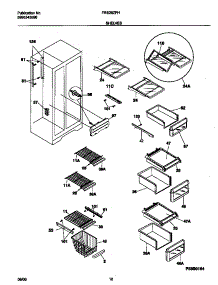 05 - Shelves parts for Frigidaire Refrigerator FRS26ZPHQ3 from AppliancePartsPros.com