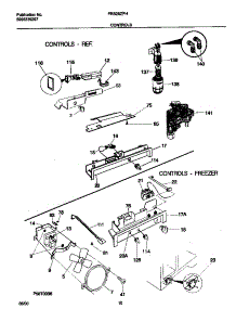 06 - Controls parts for Frigidaire Refrigerator FRS26ZPHB2 from AppliancePartsPros.com