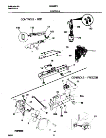 06 - Controls parts for Frigidaire Refrigerator FRS26ZPHD2 from AppliancePartsPros.com