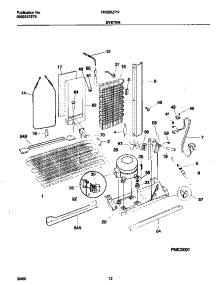07 - System parts for Frigidaire Refrigerator FRS26ZPHD2 from AppliancePartsPros.com