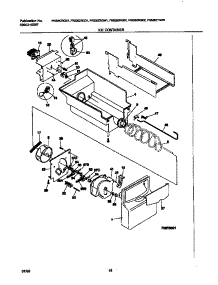 09 - Ice Container parts for Frigidaire Refrigerator FRS26ZRGB1 from AppliancePartsPros.com