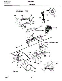 06 - Controls parts for Frigidaire Refrigerator FRS26ZRGB4 from AppliancePartsPros.com