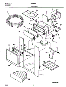 08 - Ice And Water Disp parts for Frigidaire Refrigerator FRS26ZPHD2 from AppliancePartsPros.com