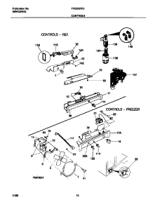06 - Controls parts for Frigidaire Refrigerator FRS26ZRGW9 from AppliancePartsPros.com