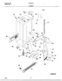 06 - Cabinet parts for Frigidaire Refrigerator FRS26ZSHW5 from AppliancePartsPros.com