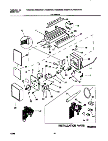 10 - Ice Maker parts for Frigidaire Refrigerator FRS26ZRGB1 from AppliancePartsPros.com