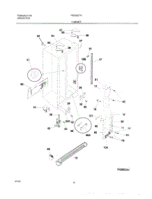 07 - Cabinet parts for Frigidaire Refrigerator FRS26ZTHD5 from AppliancePartsPros.com