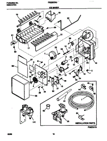 10 - Ice Maker parts for Frigidaire Refrigerator FRS26ZSGW3 from AppliancePartsPros.com