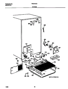 10 - System parts for Frigidaire Refrigerator FRS24AGGW2 from AppliancePartsPros.com