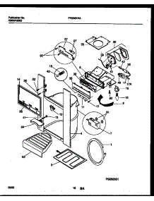 10 - Ice Door, Dispenser And Water Tanks parts for Frigidaire Refrigerator FRS28XHAD0 from AppliancePartsPros.com