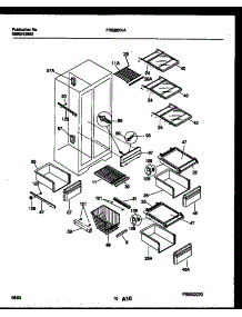 06 - Shelves And Supports parts for Frigidaire Refrigerator FRS28XHAB0 from AppliancePartsPros.com