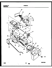 12 - Ice Dispenser parts for Frigidaire Refrigerator FRS28XHAB0 from AppliancePartsPros.com
