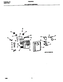 03 - Ice & Water Dispenser parts for Frigidaire Refrigerator FRS24BGGB1 from AppliancePartsPros.com