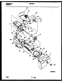 09 - Ice Dispenser parts for Frigidaire Refrigerator FRS24WRBD0 from AppliancePartsPros.com