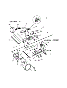 06 - Controls parts for Frigidaire Refrigerator FRS24WSCB1 from AppliancePartsPros.com