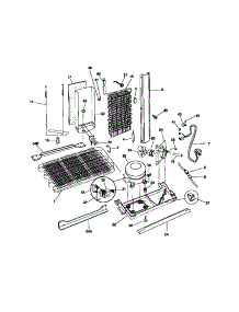 07 - System parts for Frigidaire Refrigerator FRS24WSCB1 from AppliancePartsPros.com