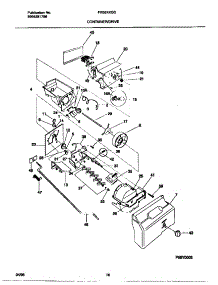09 - Container / Drive parts for Frigidaire Refrigerator FRS24XGCW2 from AppliancePartsPros.com