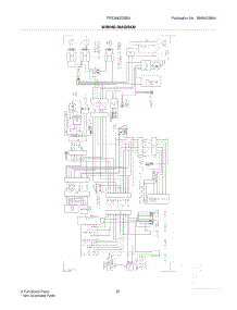 21 - Wiring Diagram parts for Frigidaire Refrigerator FRS266ZDSB4 from AppliancePartsPros.com