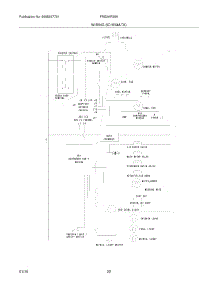 22 - Wiring Schematic parts for Frigidaire Refrigerator FRS3HR35KS2 from AppliancePartsPros.com