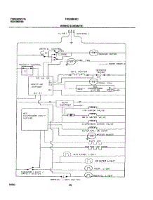 20 - Wiring Schematic parts for Frigidaire Refrigerator FRS26BH6CS0 from AppliancePartsPros.com