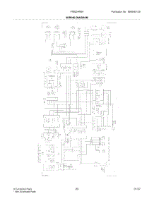 23 - Wiring Diagram parts for Frigidaire Refrigerator FRS3HR5HW0 from AppliancePartsPros.com