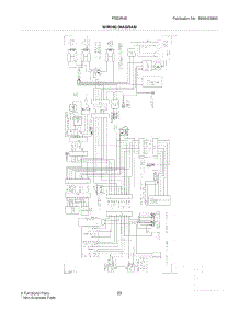 23 - Wiring Diagram parts for Frigidaire Refrigerator FRS3R4EW2 from AppliancePartsPros.com