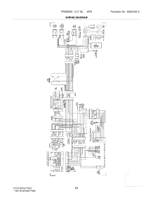 21 - Wiring Diagram parts for Frigidaire Refrigerator FRS6B5EEW3 from AppliancePartsPros.com