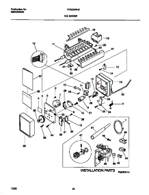 10 - Ice Maker parts for Frigidaire Refrigerator FRS26WNCW4 from AppliancePartsPros.com