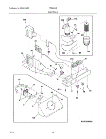 11 - Controls parts for Frigidaire Refrigerator FRS26XABW1 from AppliancePartsPros.com