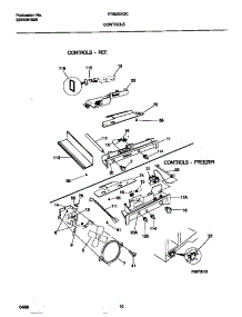 06 - Controls parts for Frigidaire Refrigerator FRS26XGCB2 from AppliancePartsPros.com