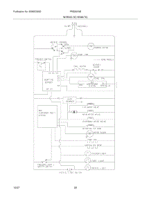 22 - Wiring Schematic parts for Frigidaire Refrigerator FRS26XABQ1 from AppliancePartsPros.com