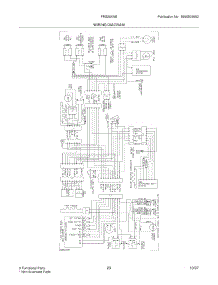 23 - Wiring Diagram parts for Frigidaire Refrigerator FRS26XABW1 from AppliancePartsPros.com
